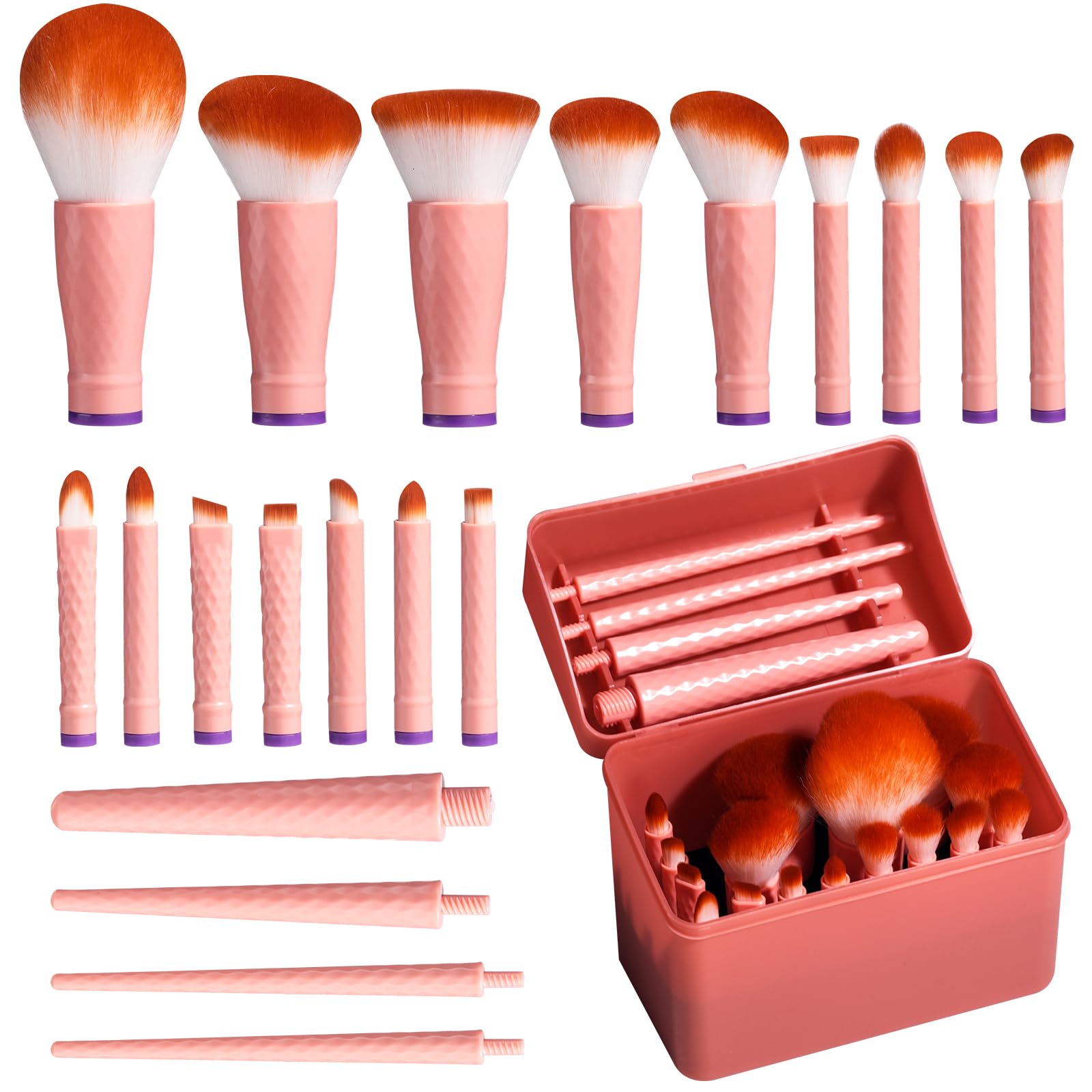 BS-MALL Travel Makeup Brushes Professional And