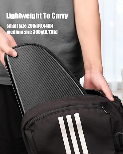 Miniatura 6 de lilcreek Estuche para pistola con alfombra, estuche de pistola con relleno, funda de almacenamiento con cremallera bloqueable para pistola que se