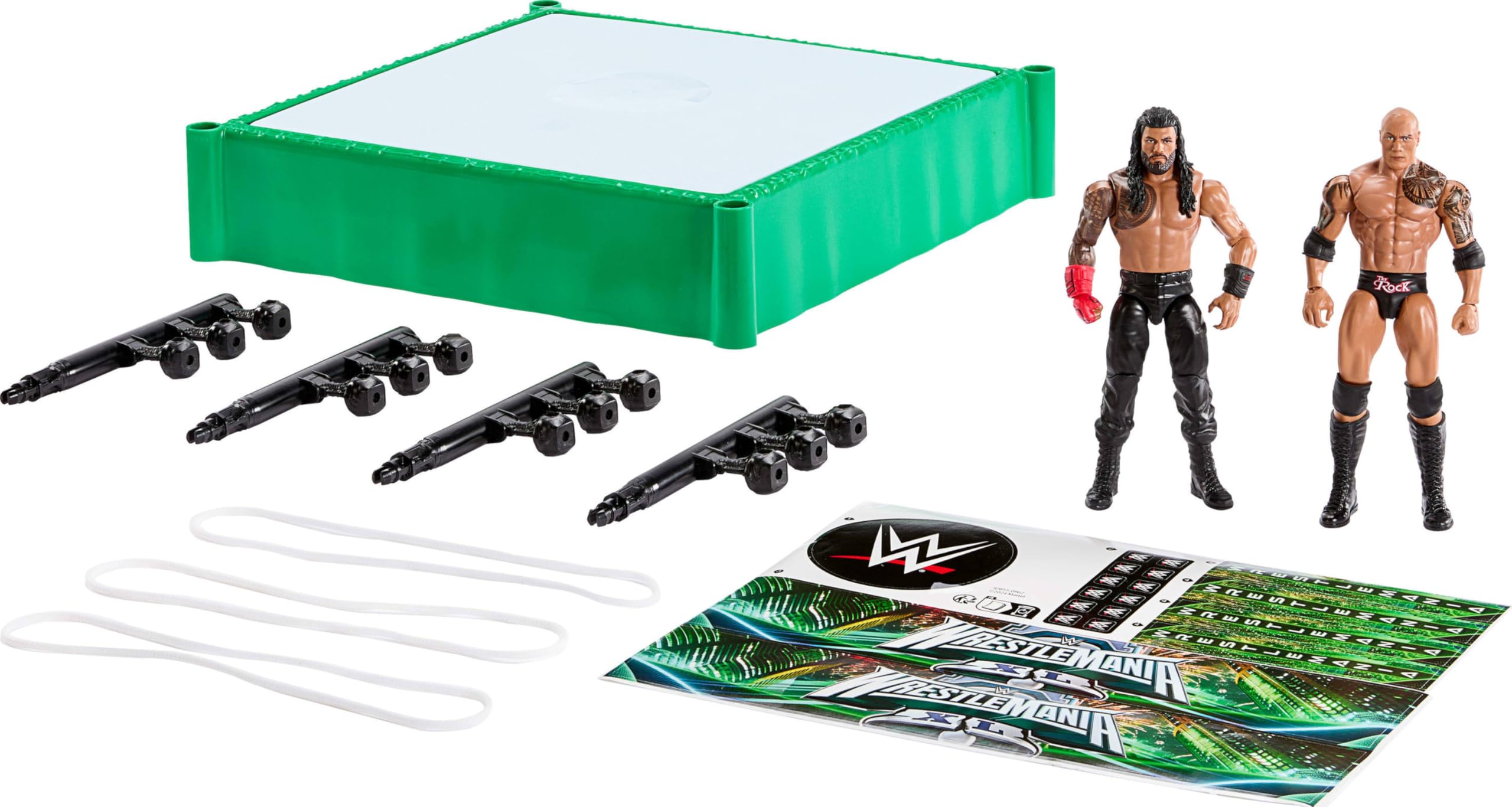 Amazon.co.jp: Mattel WWE血統ルールプレイセット リング&アクション