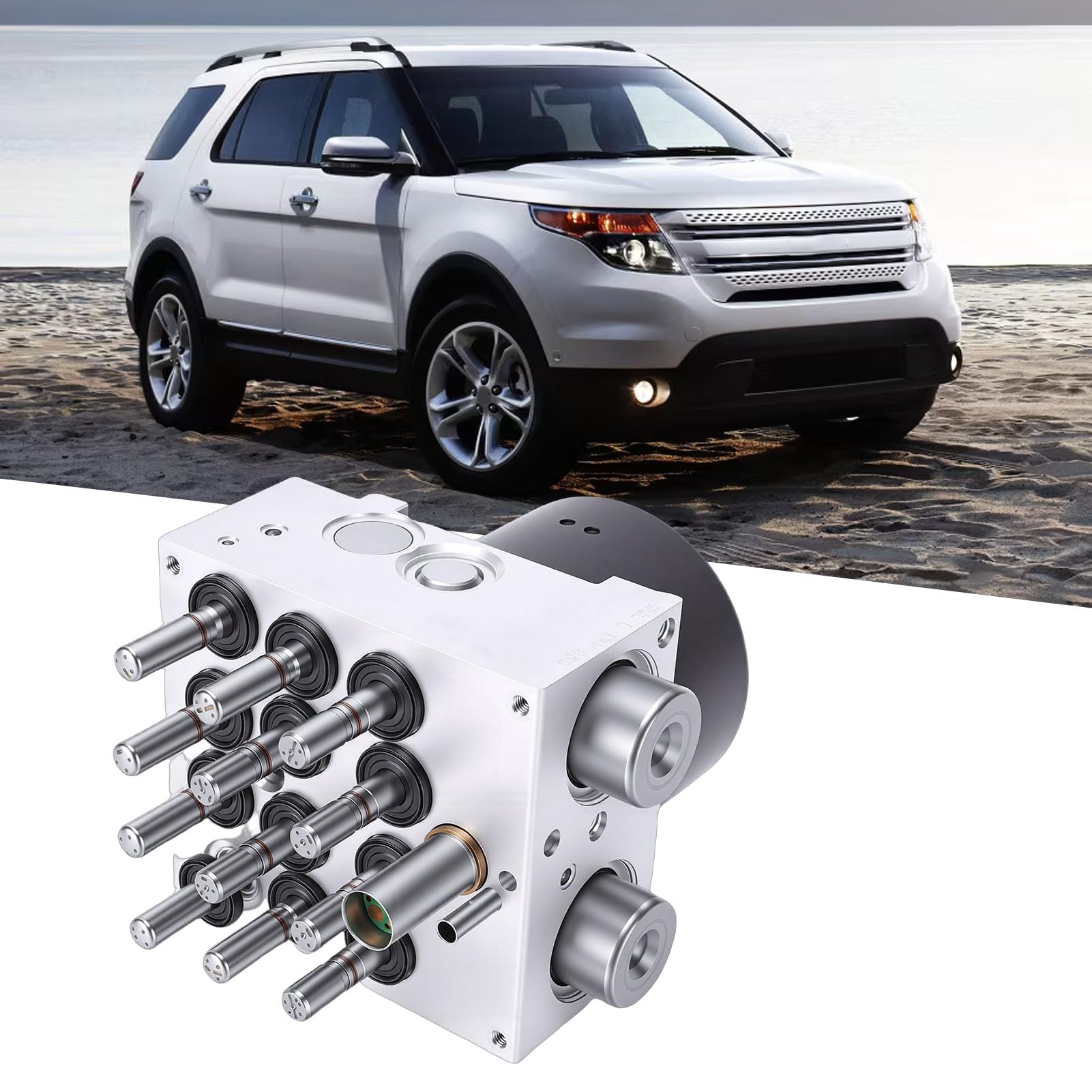 Sorandy Jednostka Sterująca Bloku Hydraulicznego ABS, Metalowa Pompa Hamulcowa Zapobiegająca Blokowaniu się hamulców. Technologia Sterowania Hydraulicznego Zamiennik dla Explorer