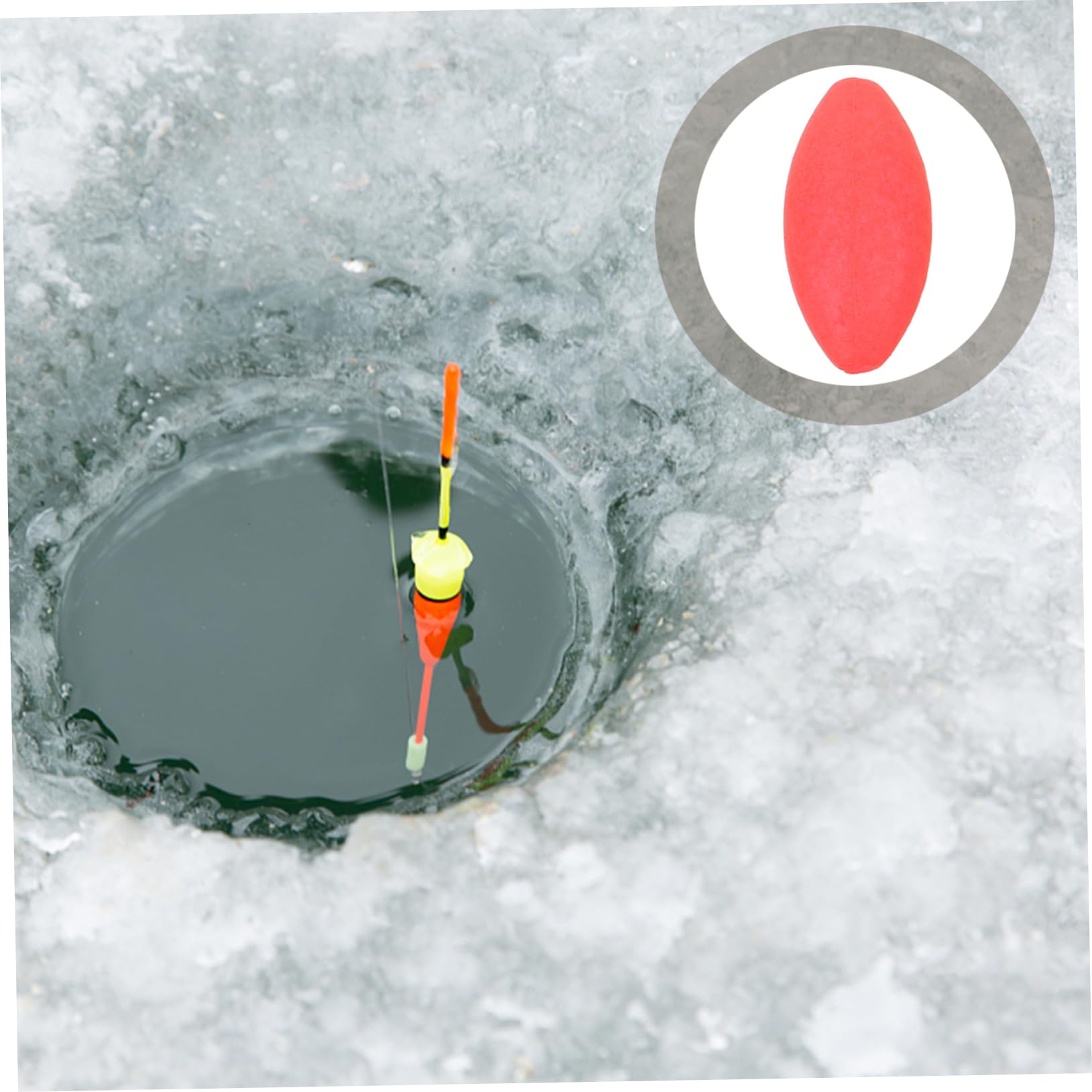 TOYANDONA 5 Ensembles Attendre La Pêche Flotteur De Pêche Attaquer pour Flotteurs À Piquets Perles Matériel De Pêche Articles De Pêche Plastique Rouge 200 Pièces * 5