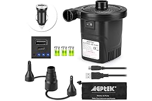 AGPTEK Rechargeable Air Pump: Power Your Inflatables with Ease