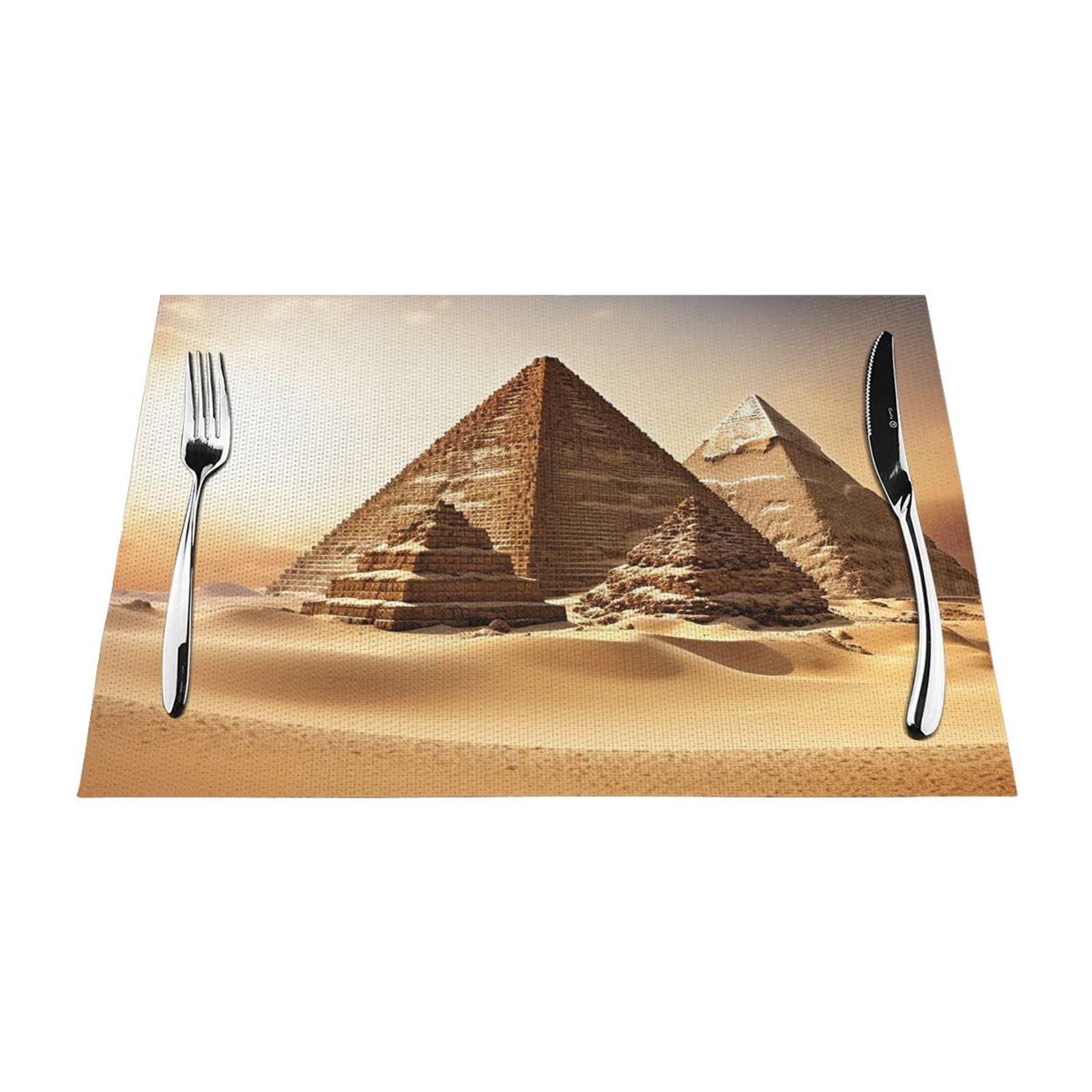 Set de table antidérapant résistant chaleur 45x30 lavable égypte pour cuisine