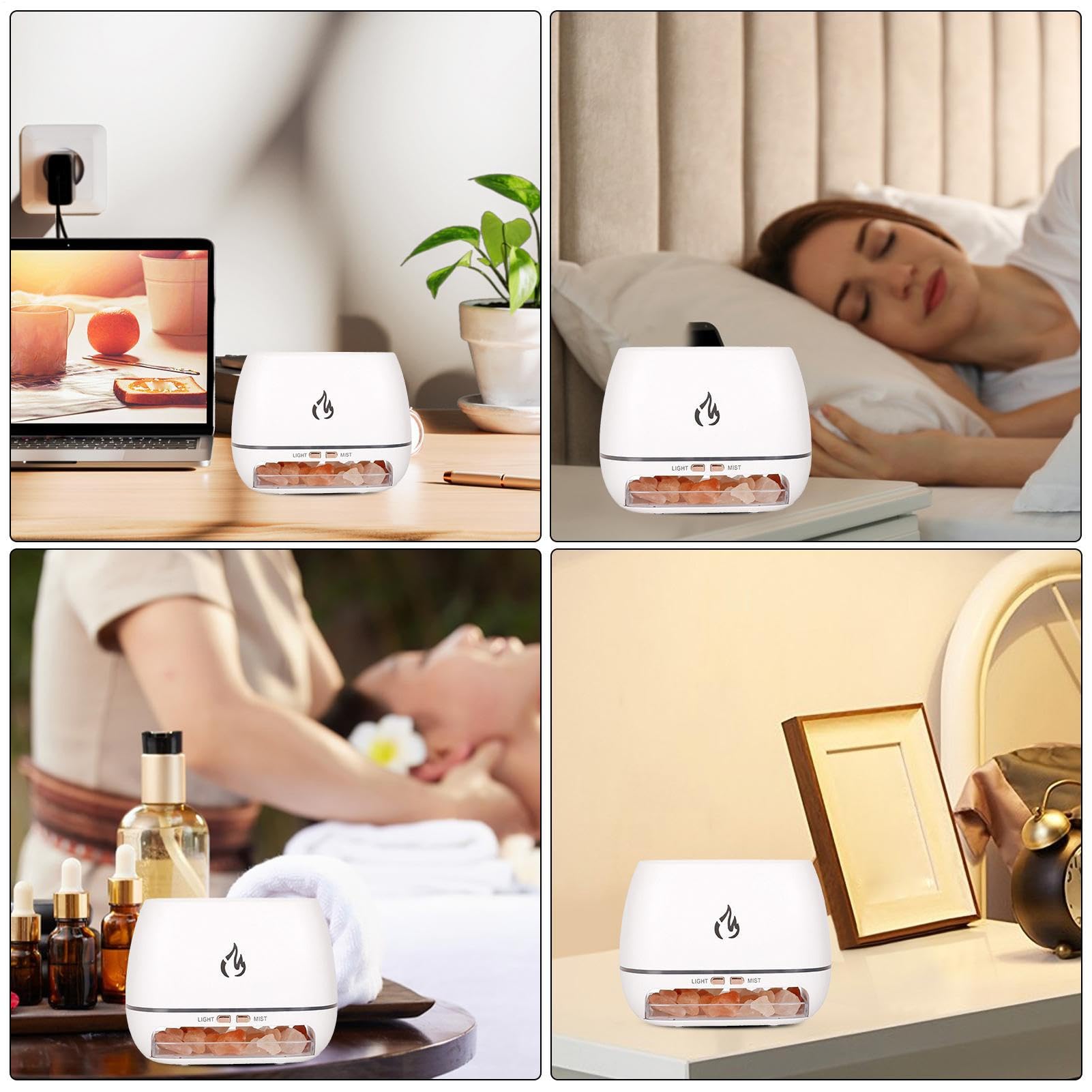 Diffusori Ultrasonici per Casa Ultrasuoni, Olio per aromaterapia, Timer, | diffusore per olio aromatico compatto Per Donne Appassionate Auto Casa Ufficio Meditazione Camera da Soggiorno Studio Yog