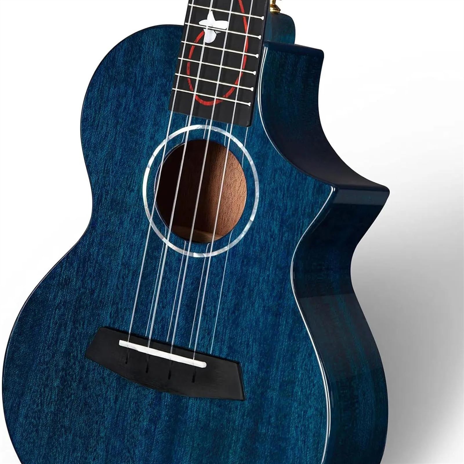 Strumento A Corde Per Chitarra Ukulele In Mogano Massiccio Da 23 Pollici Con Borsa Imbottita Ukulele Kit