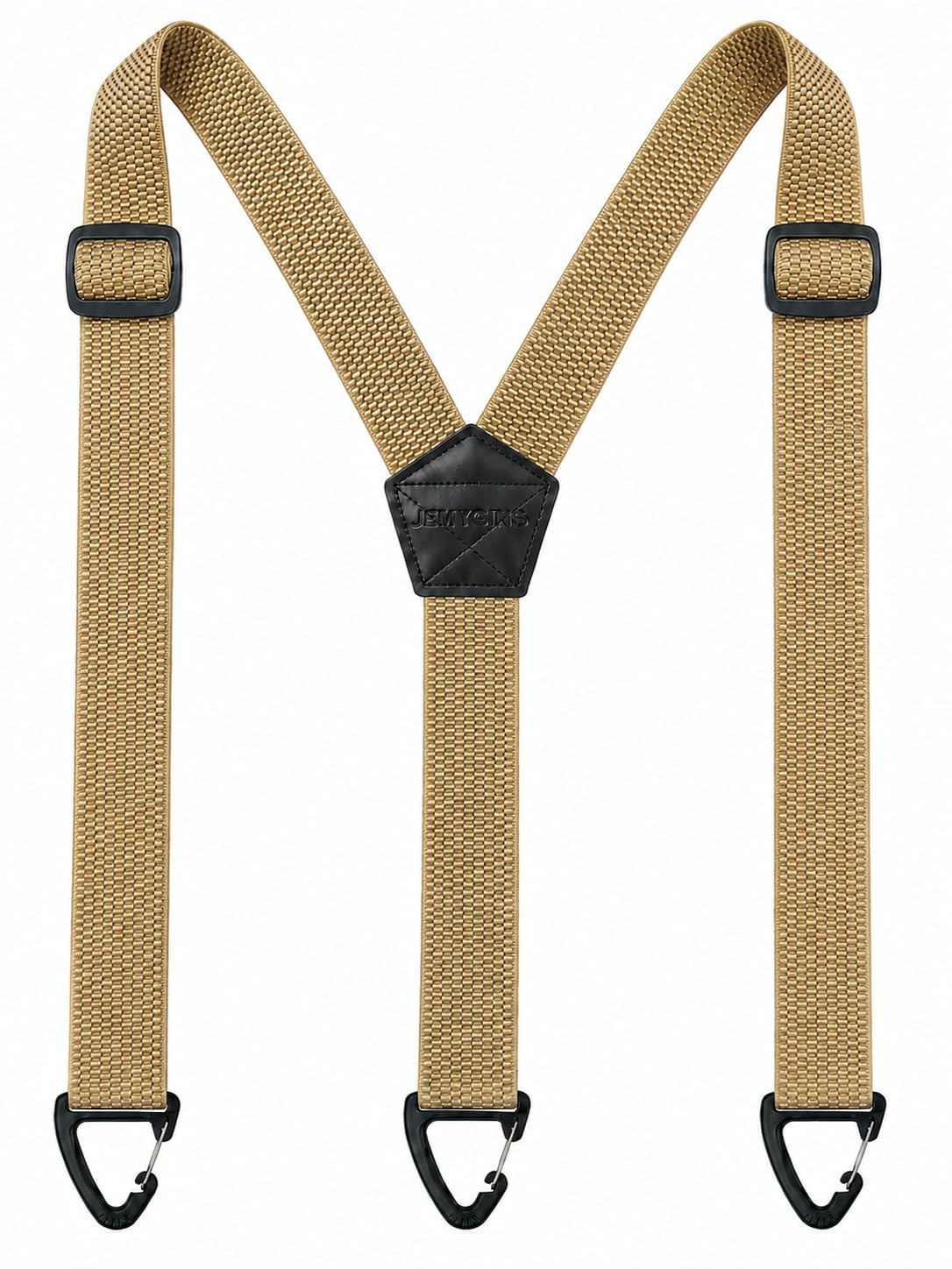 JEMYGINS Hidden Suspenders for Men Under Clothes with 3 Snap Loop (1.5" Wide)