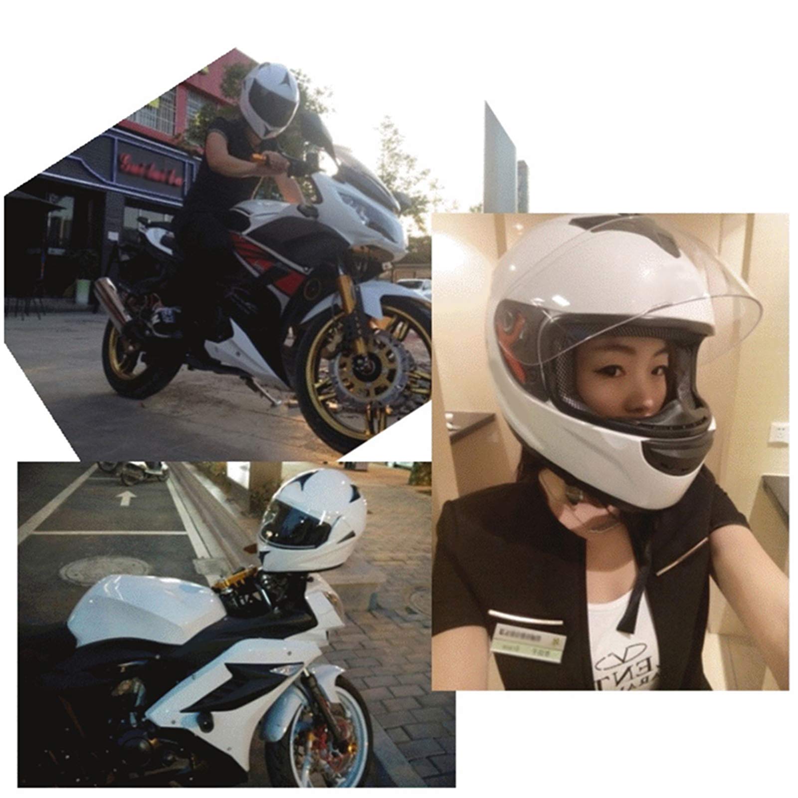 GAOZ Motorradhelm, Bluetooth, Integralhelm, integriertes modulares Klappvisier, Doppelvisier, Motorradhelm, integrierte Kommunikation, DOT-zugelassener Helm, mattschwarz (55–62 cm)