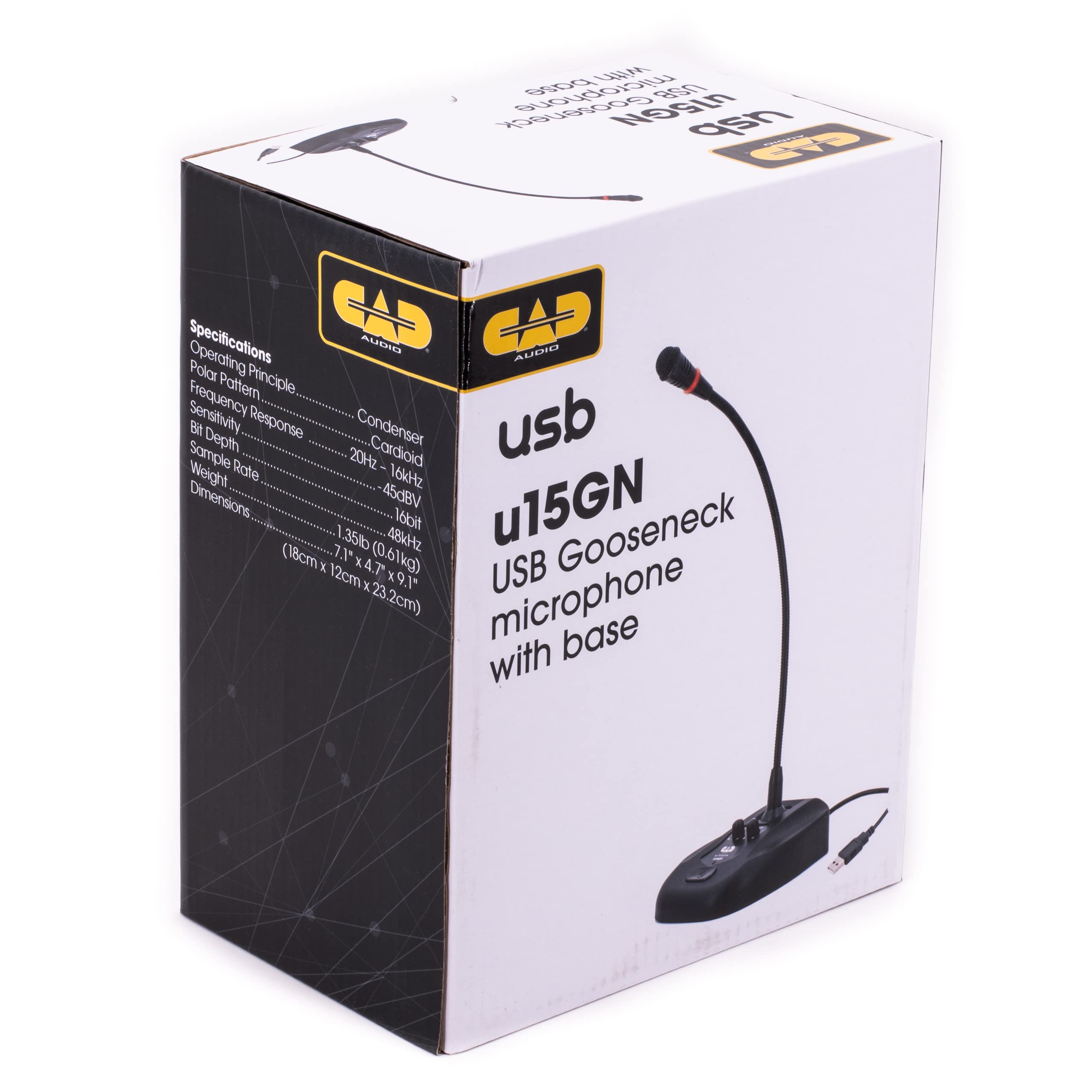 Amazon | CAD USB グースネックマイク | コンデンサ | 楽器・音響機器