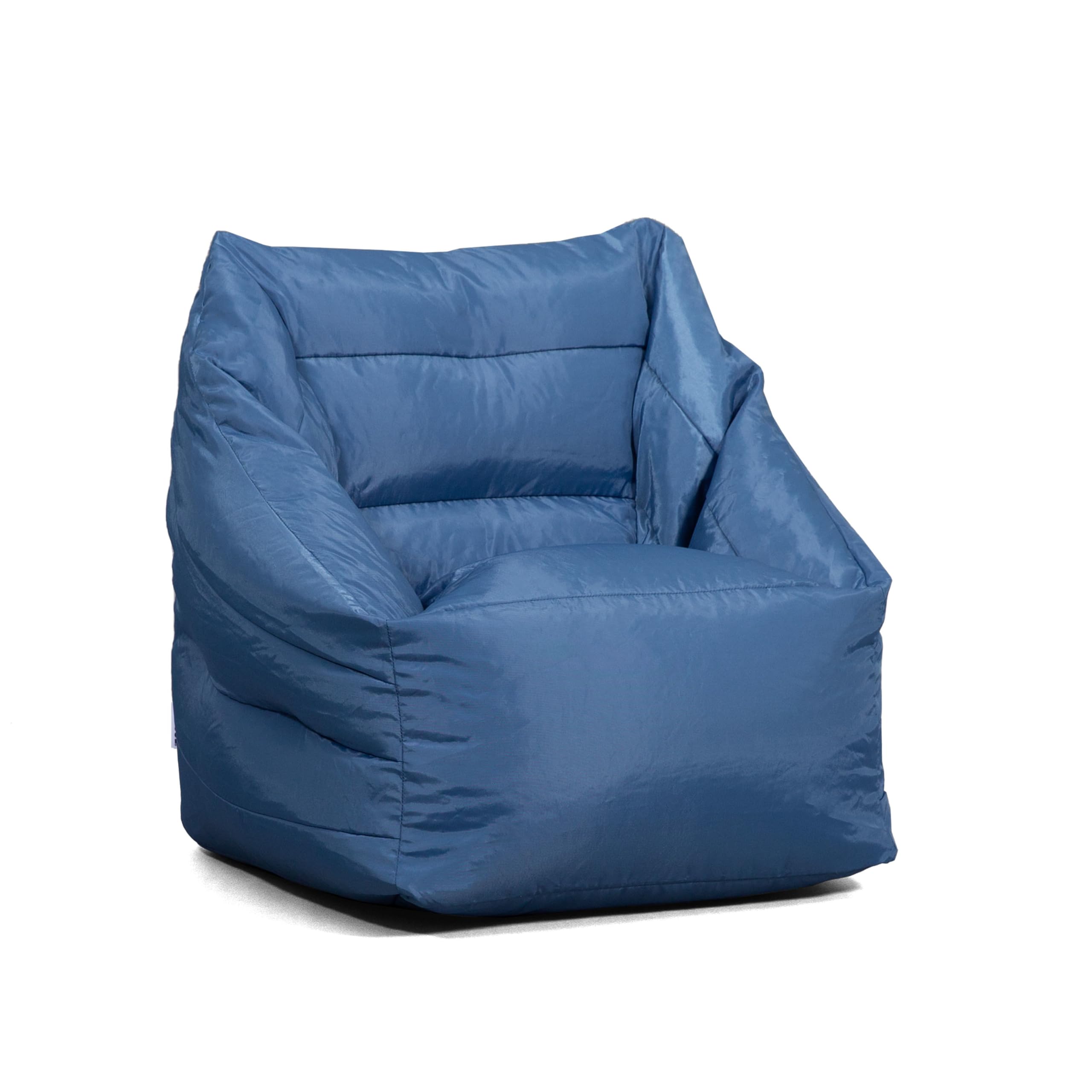 Big Joe Aurora Bean Bag Chair, Elemental Blue Smartmax, Durable Polyester Nylon Blend, 2.5 feet