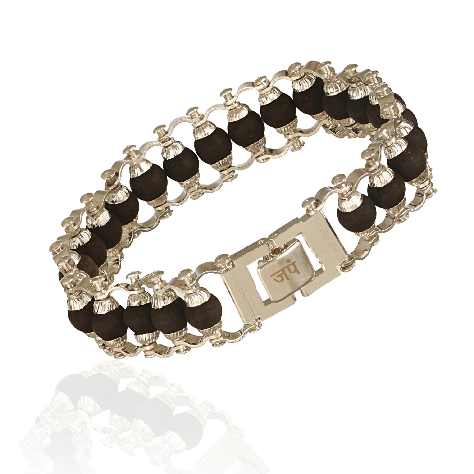 Karungali Modern Bracelet - Natural Ebony Wood – 2.8 Inches Diameter