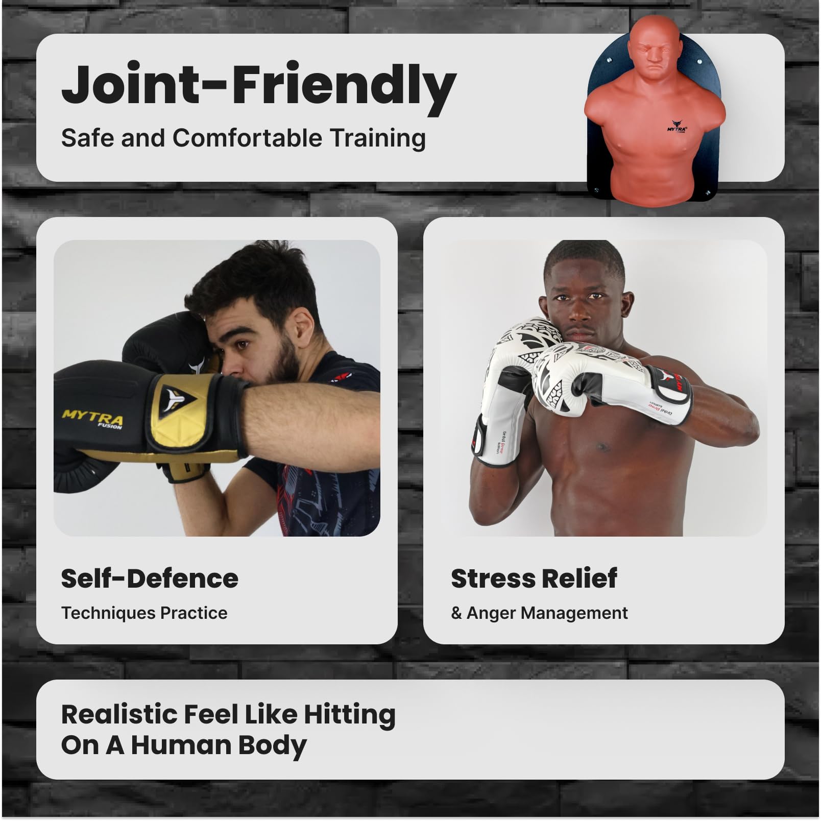 Mytra Fusion Boxing Bob Dummy Wall Fixed