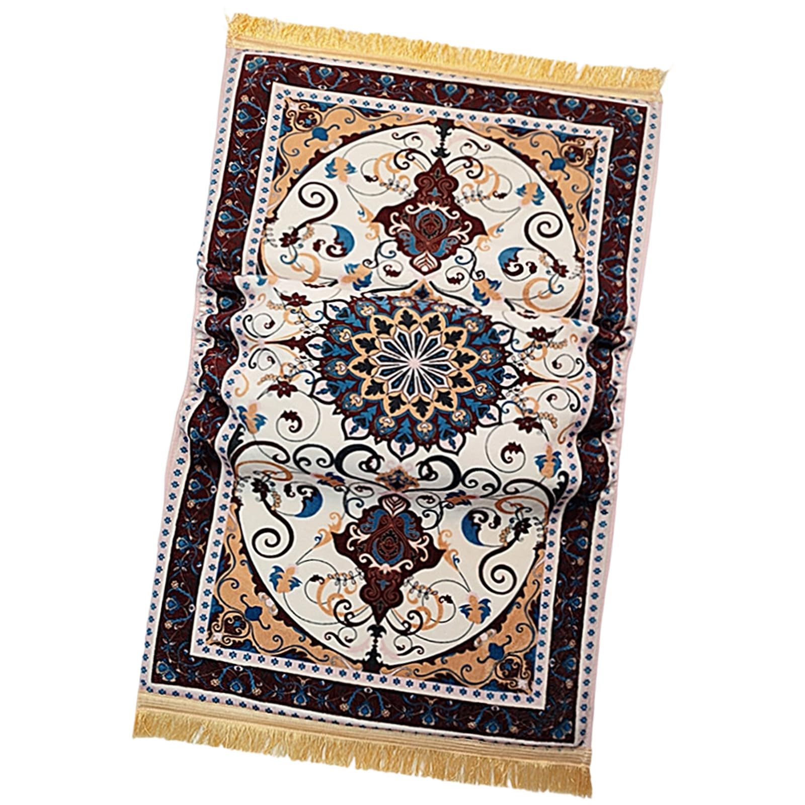 Coussin de prière moquette relaxante pour coin méditation maison