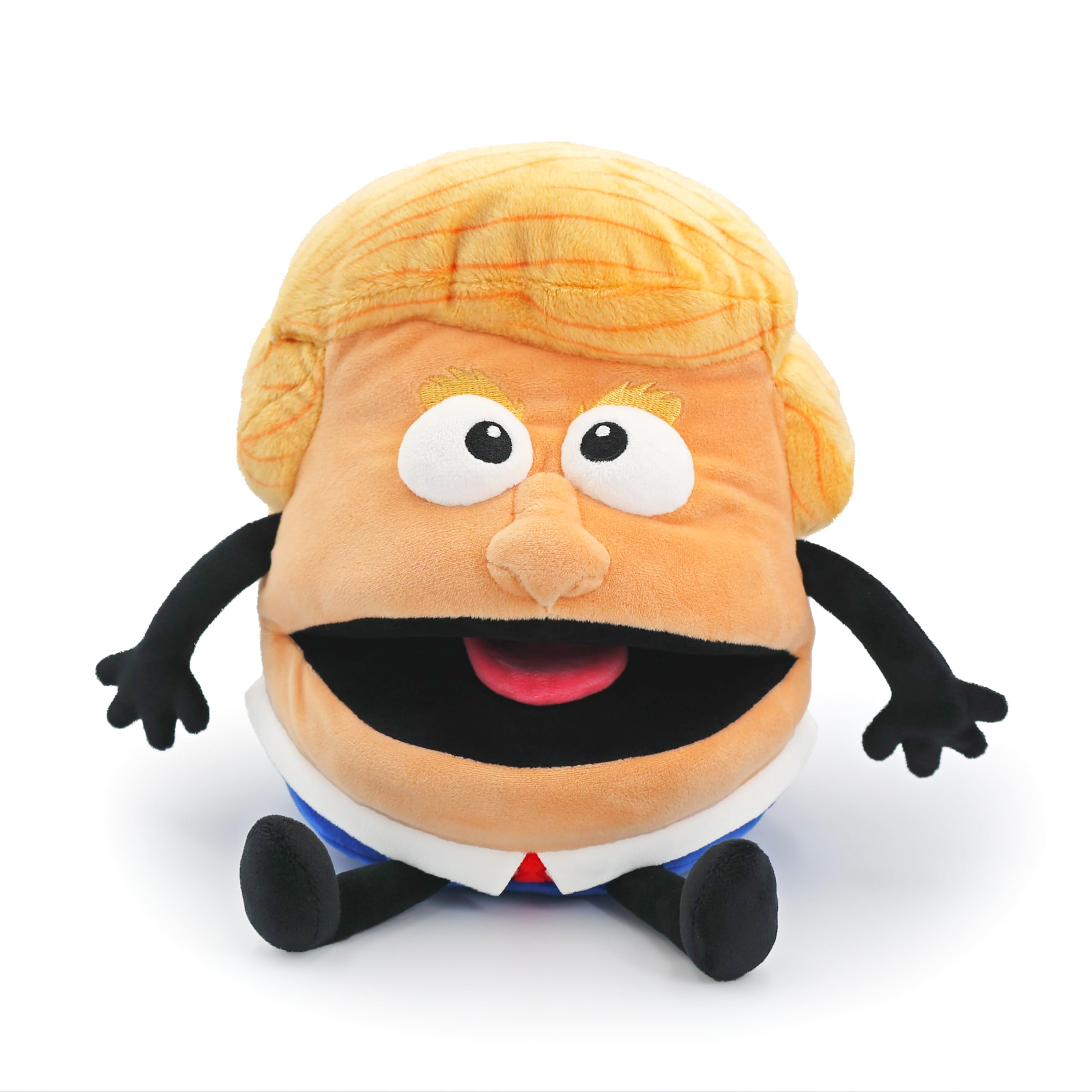 Funny Trump Hand Puppet – Cute and Hilarious Political Gag Gift for Adults &amp; Kids – Expressive President Toy for Comedy, Pranks, Parties, and Collectors