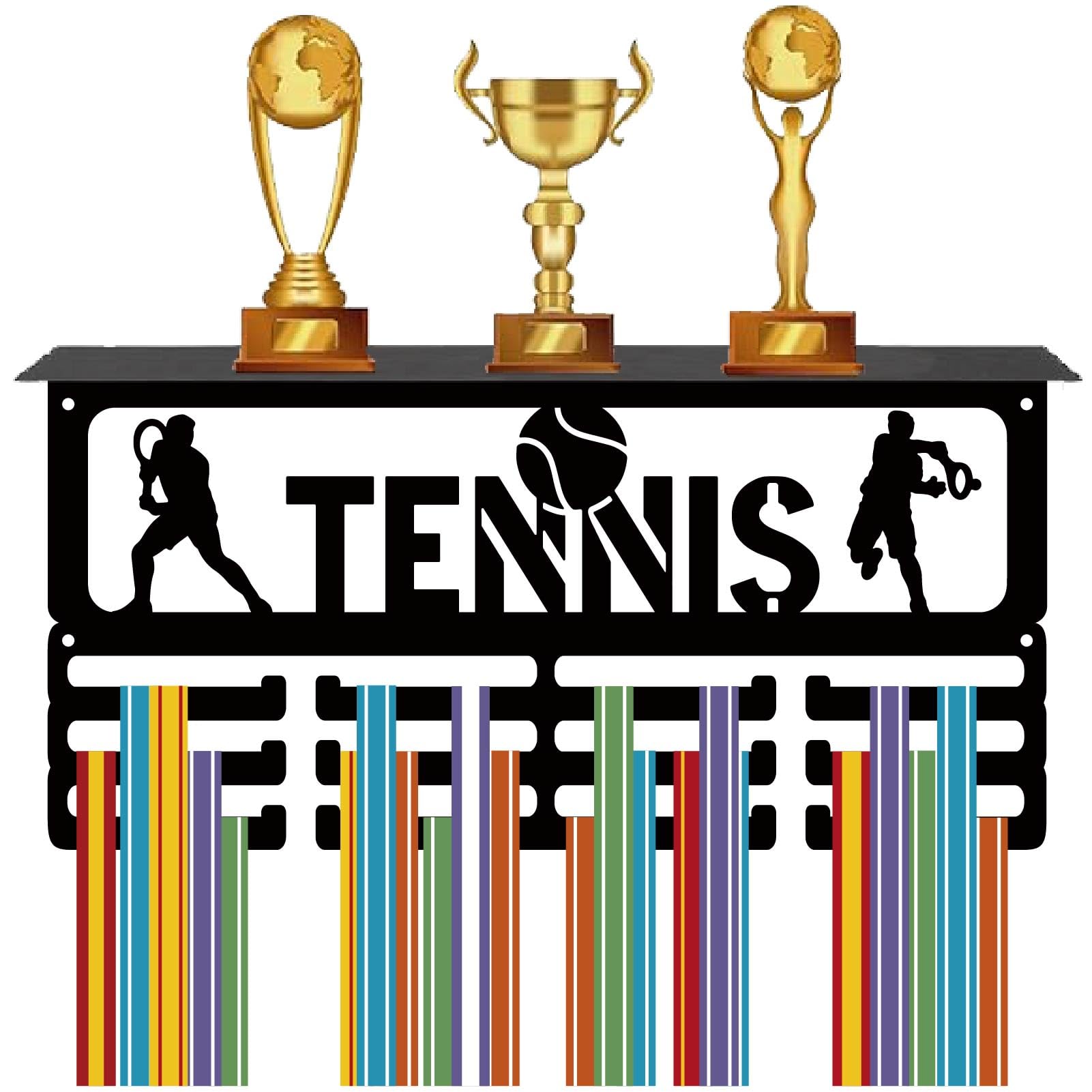 Colgadores de medallas de tenis para decorar la habitación de atletas y jugadores