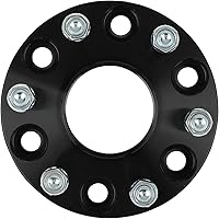 Vista 8 de ECCPP 2 piezas de espaciadores de rueda centrados en el cubo de 6x5.5 a 6x5.5 de 1" con 6 pernos de 6x139.7mm para Chevrolet Silverado 1500