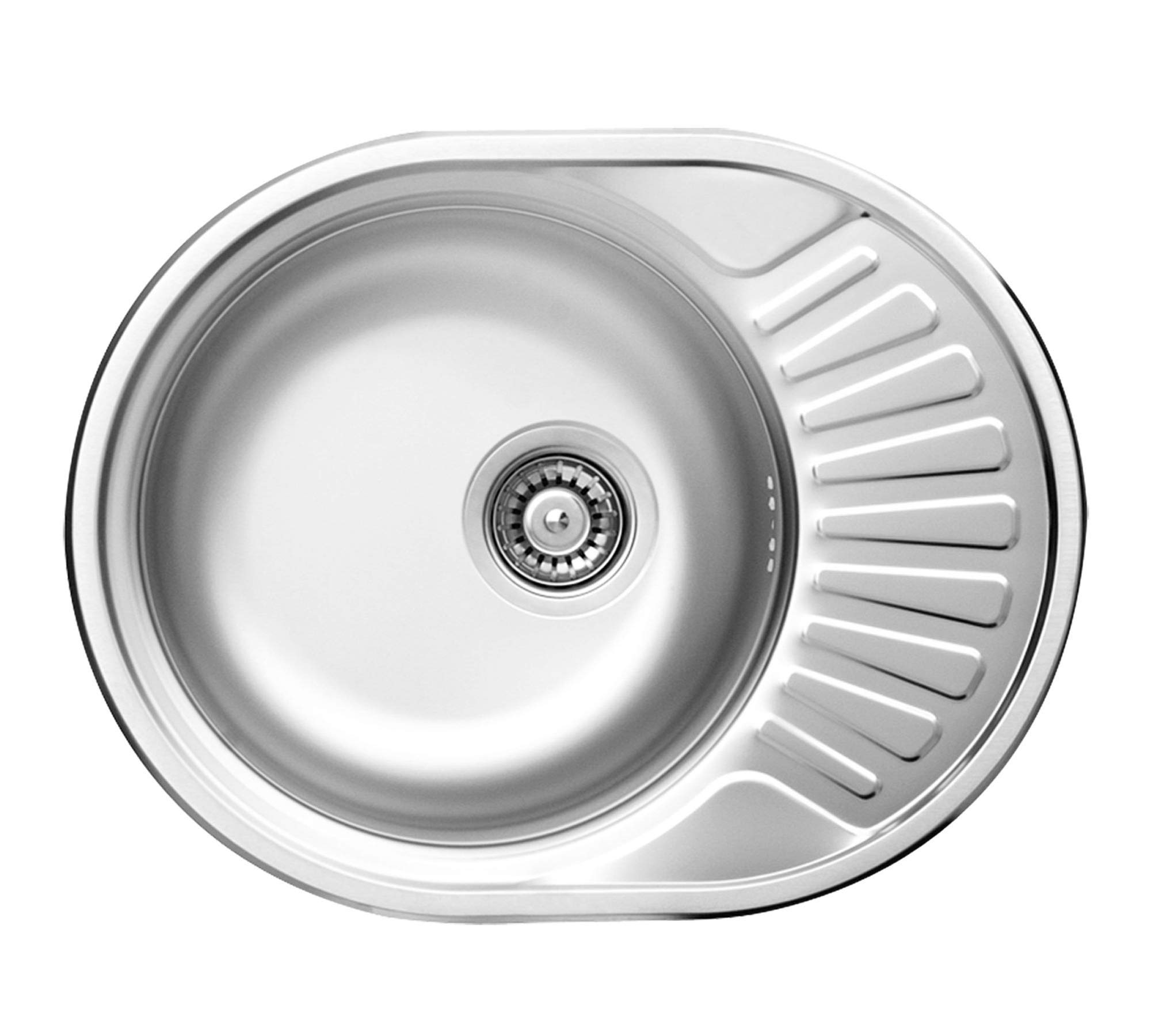 Deante; Lavello da cucina TWIST (ZEU_311C); Colore: acciaio inossidabile