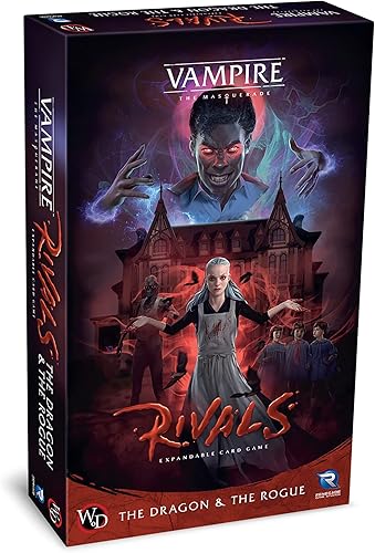 Renegade Games Studios Vampire: The Masquerade Rivals - Juego de cartas expandible The Dragon & The Rogue Expansion – Edades 14+, 2-4 jugadores,