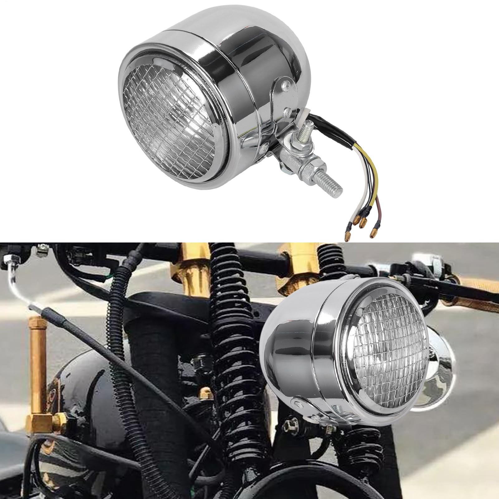 Faro Per Motocicletta Vintage Lampada Vintage Di Lunga Durata Ad Alta