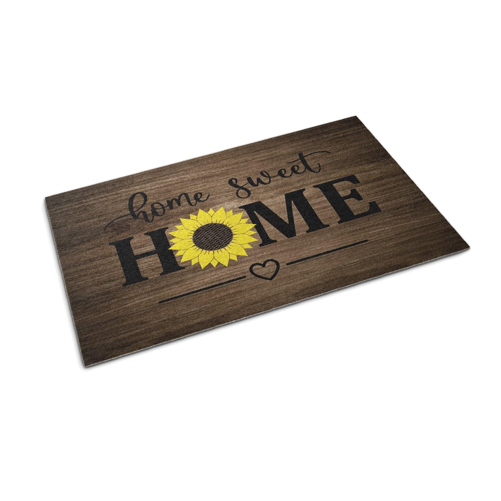 Tapis de terrasse design tournesol Tulup décoration extérieure pour entrée de maison