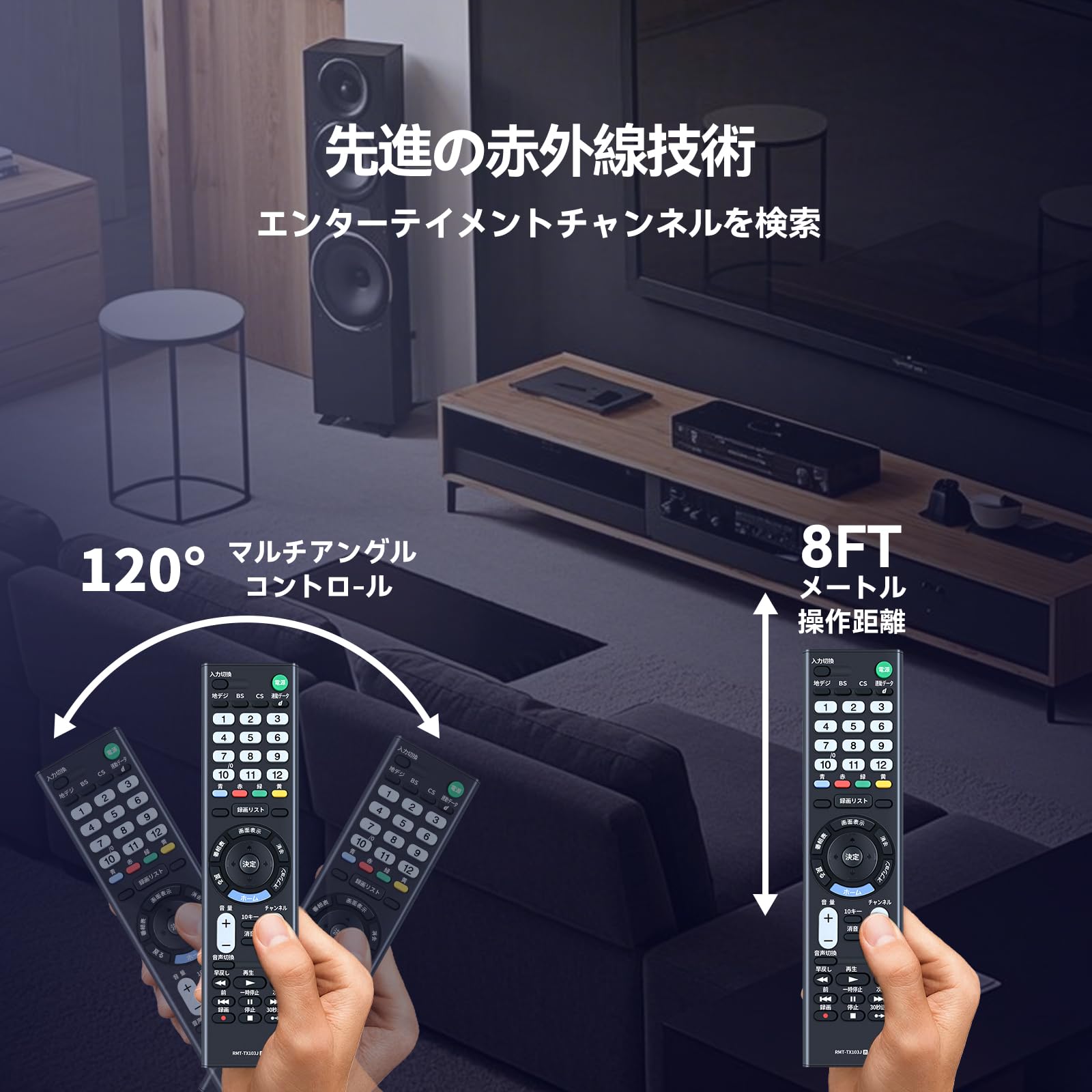 Amazon | テレビリモコン RMT-TX103J for SONY ソニーリモコン