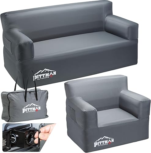 Juego de sofá inflable y silla inflable el juego de muebles inflables perfecto para exteriores e interiores