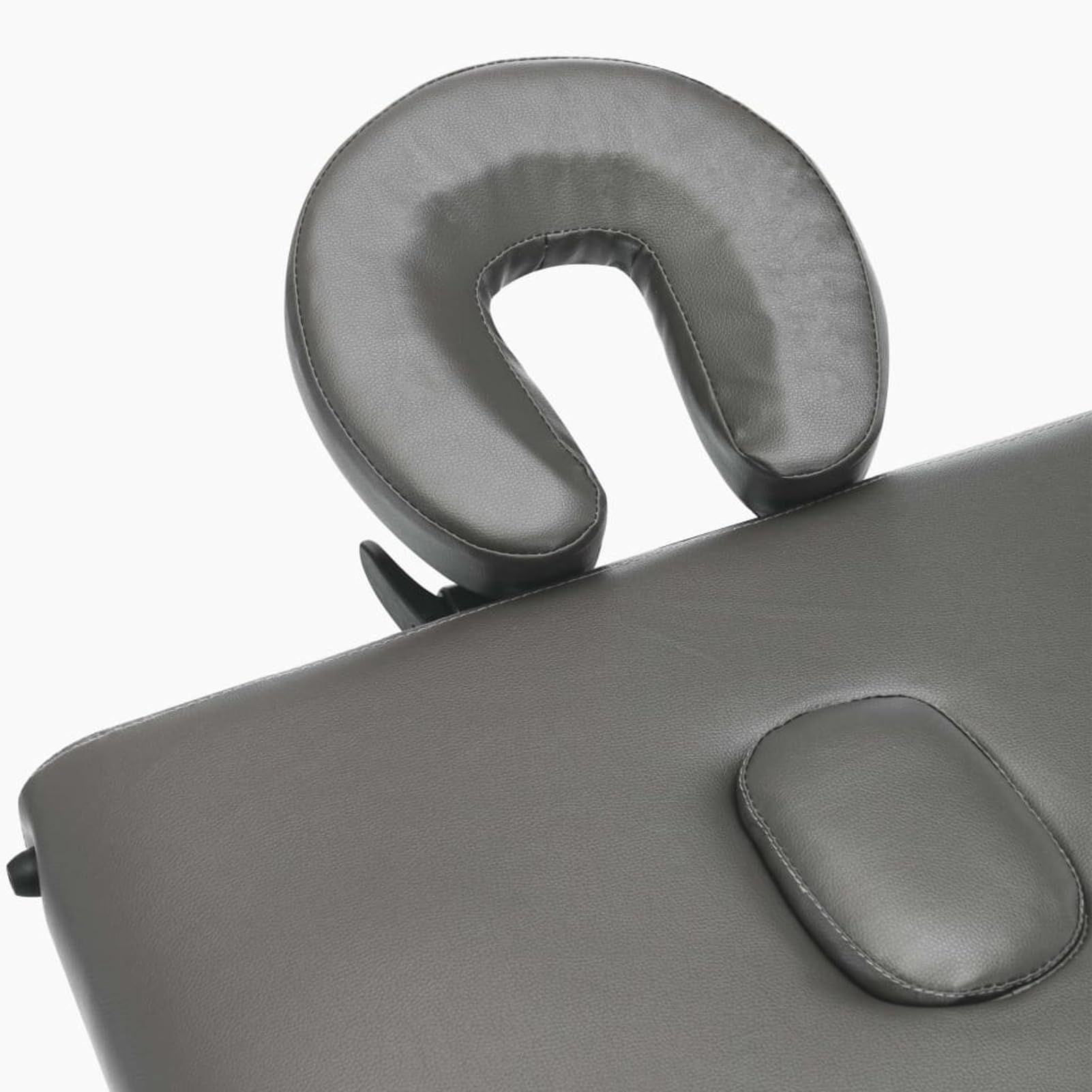 ZEYUAN Lettino da Massaggio 2 Zone Telaio in Legno Antracite 186x68cm,Salute e Bellezza,Cura della Persona,Massaggi e Relax,Lettini da massaggio-110171