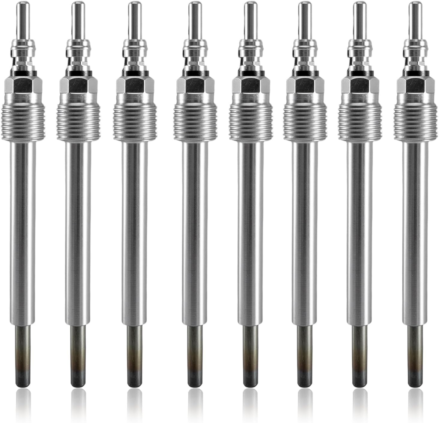 8Pcs Diesel Glow Plugs Fit for Ford F250 F350 F450 F550 Super Duty 6.4L V8 engine 2008-2010 Replace 8C3Z12A342A 8C3Z-12A690-AA