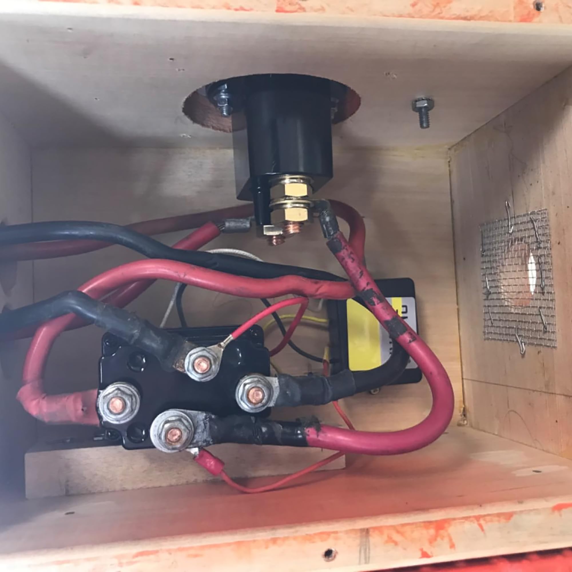 500A Battery Disconnect Switch, 12V-36V Battery Cut Off Switch Kill Switch with Lock-Out Plate, Replaces 20247 for Car, Truck, RV, Boat, Marine (Negative Terminal)