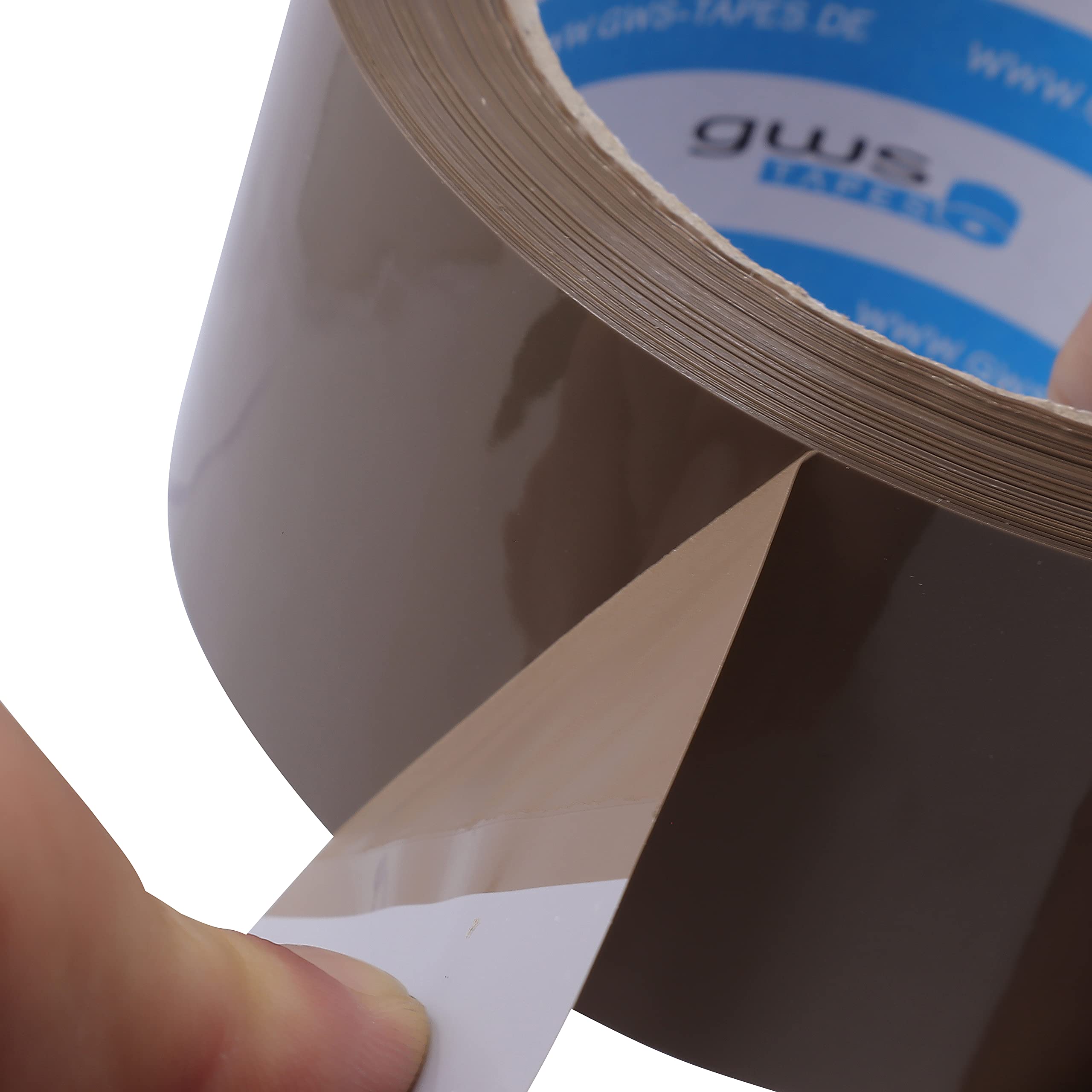 gws Cinta adhesiva de embalaje prémium de polipropileno, silenciosa, alta adherencia, 66 m de largo, 50 mm de ancho, 65 micras de grosor, color marrón, 36 rollos