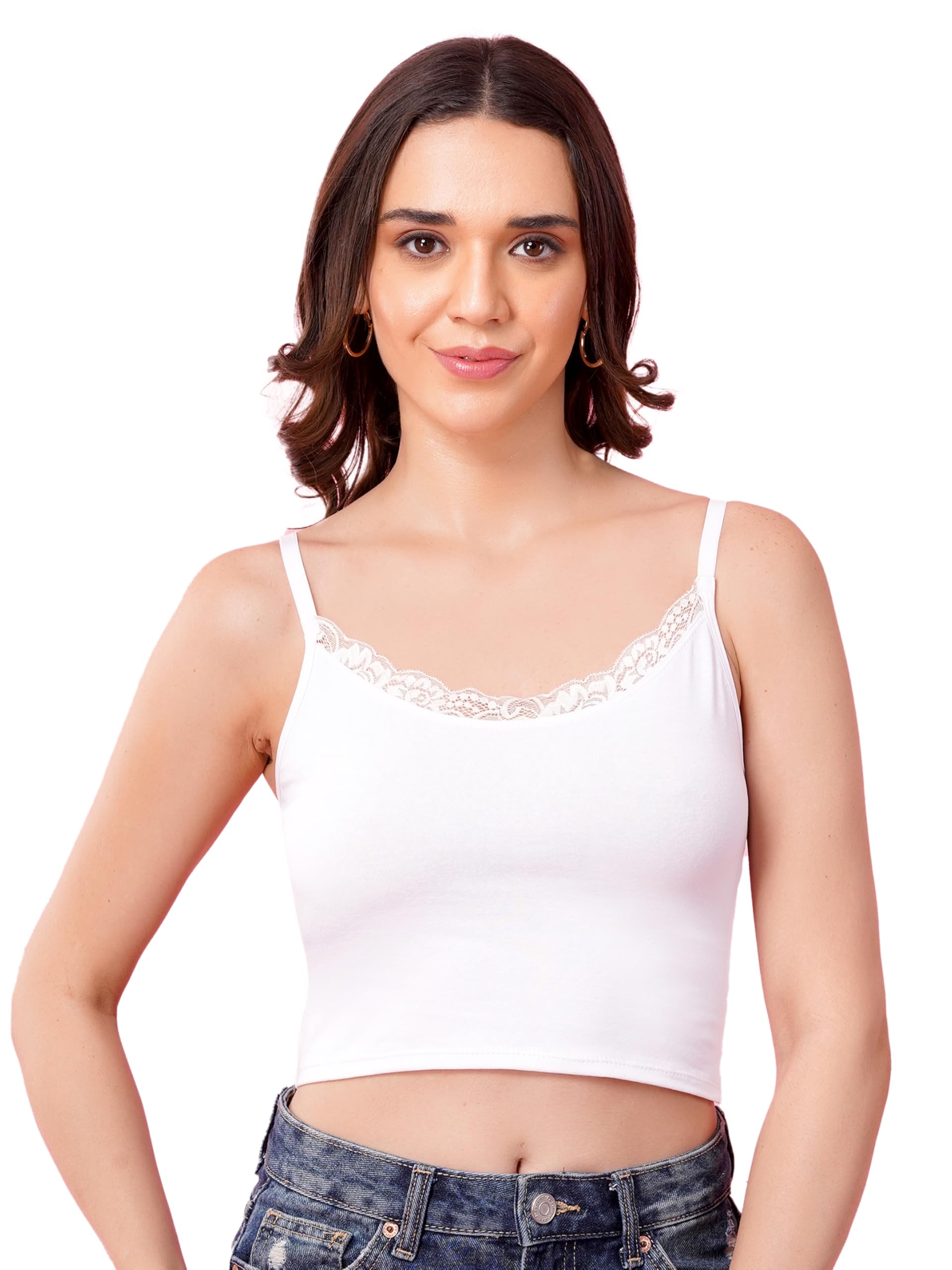 Women’s Crop Tank Top – Sleeveless Stretch Fitted Casual Crop Camisole | Soft Ribbed Everyday Top-picture-39