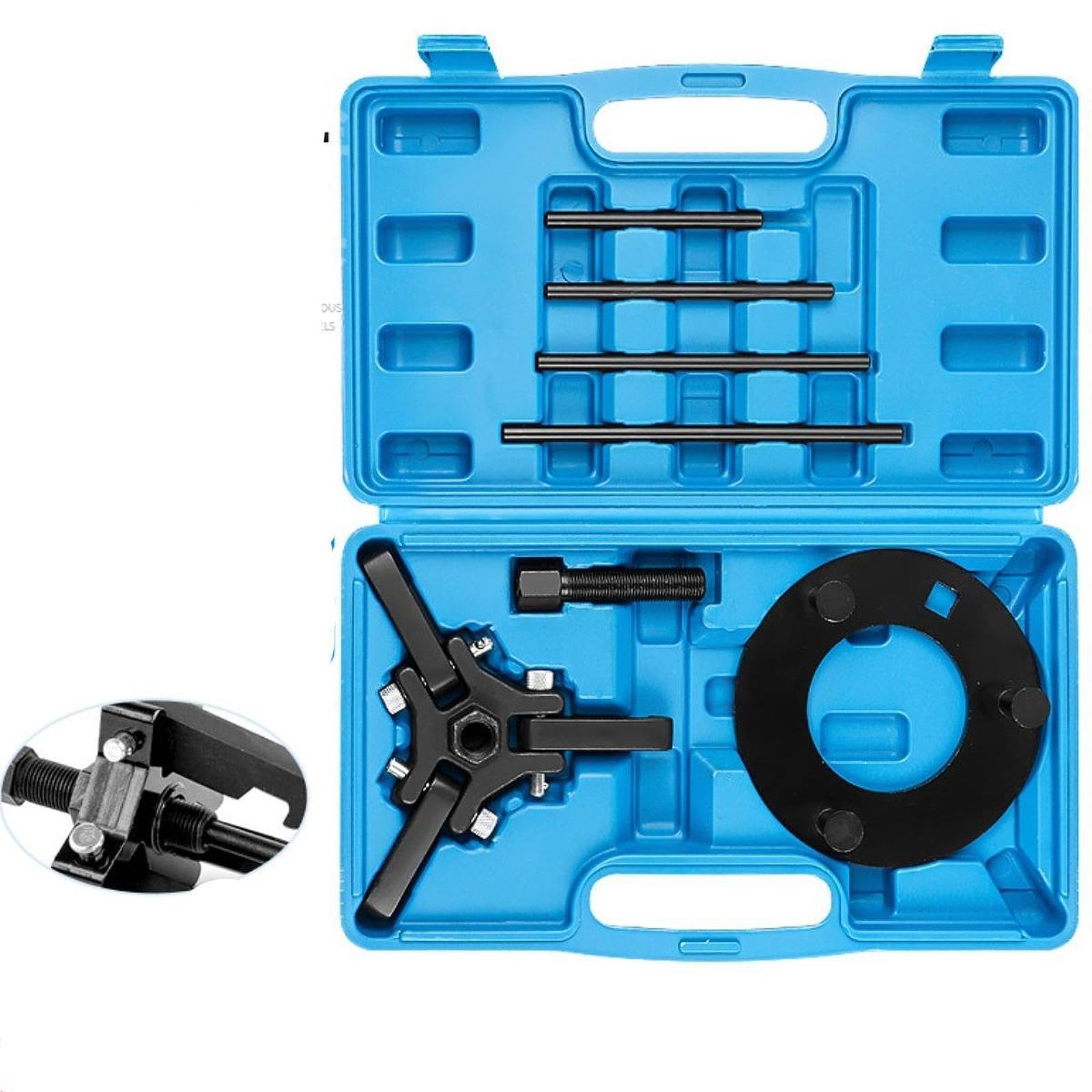 Okiyakusama Harmonic Damper Pulley Puller Set Steel Practical Portable Harmonic Balancer