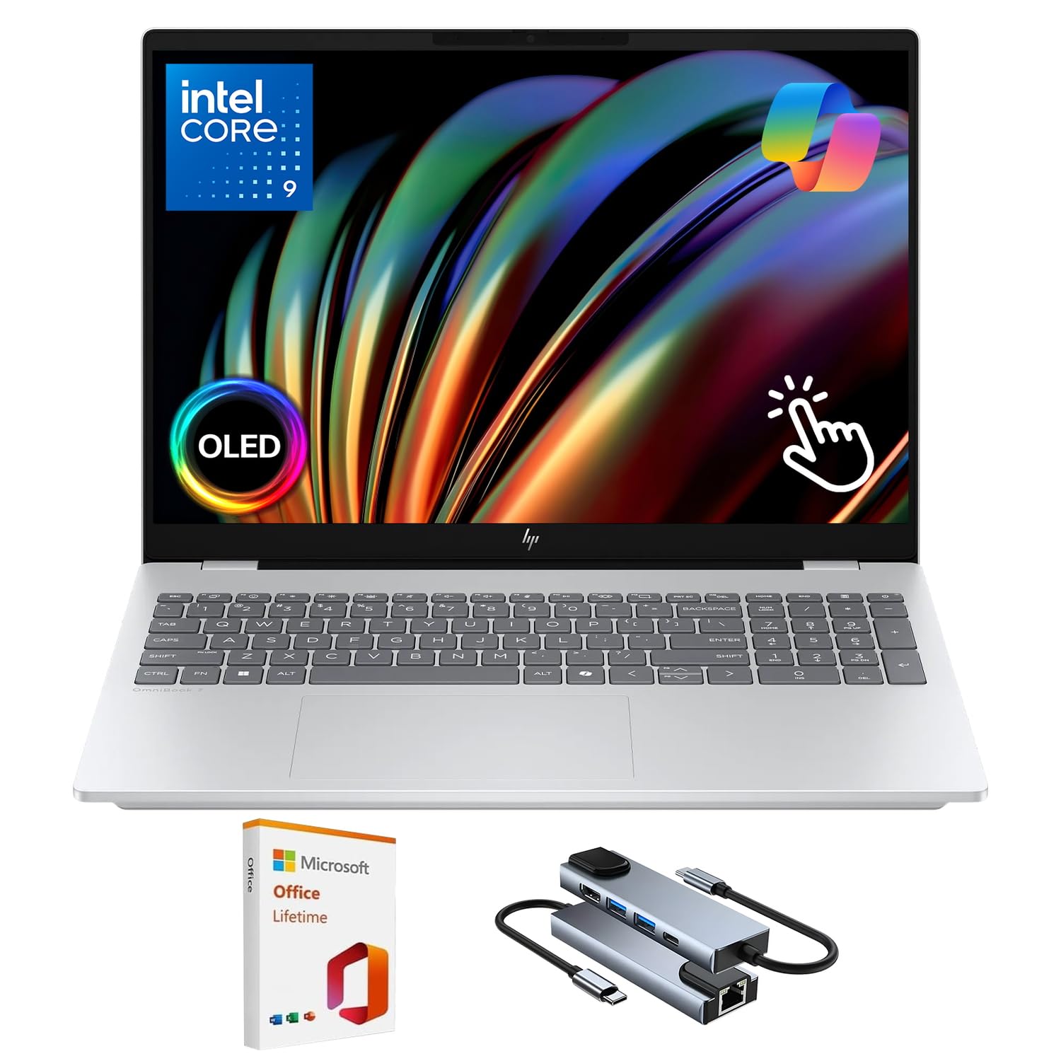 Amazon.com: HP Omnibook 7 16'' 2K Touchscreen Laptop, Intel Core 9