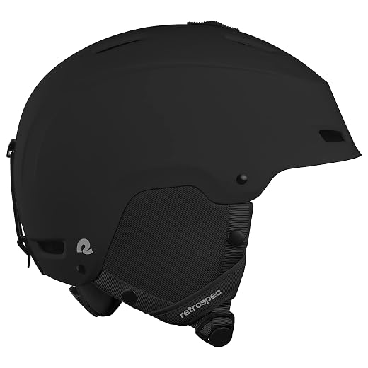 Retrospec Zephyr Ski Helmet - Snowboard Helmet for Adults & Youth- Adjustable Fit Snow Helmet with Protective Shell, and Breathable Vents for Men, Women, Boys and Girls