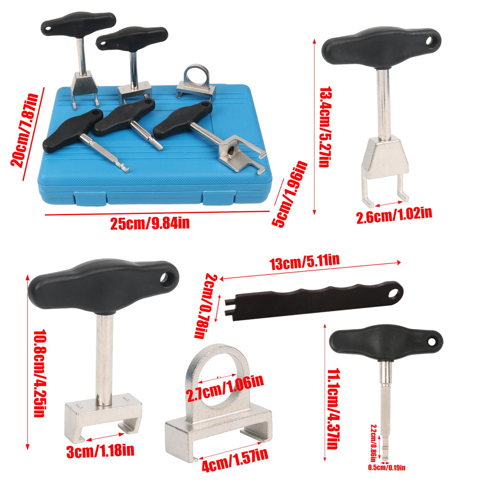 Strumento di rimozione del connettore a spillo, estrattore per connettore | a forma di T, per auto, camion, moto, garage, officina, manutenzione
