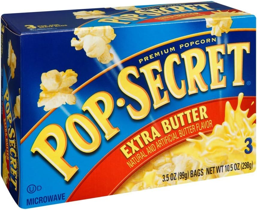 Amazon.com: Pop Secret, Extra Butter Popcorn, 3.2Oz