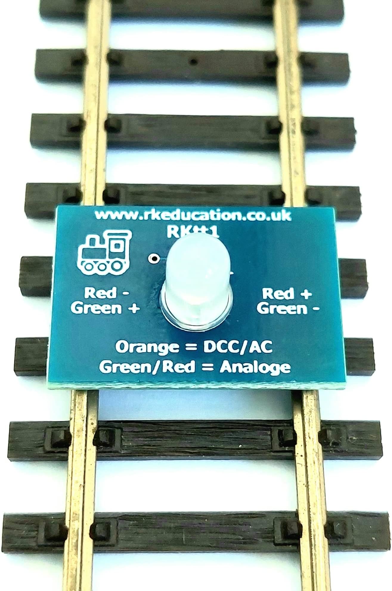 RKtt1 N-Gauge, OO/HO Gauge Track Tester Module for Model Railway DC/DCC - Constructed