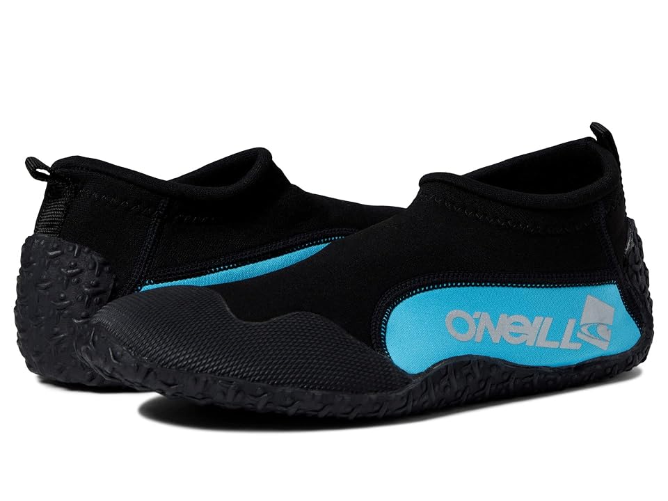 O'Neill Reactor Reef Boot (Black/Turquoise) Men's Boots INTERNATIONAL SHIPPING