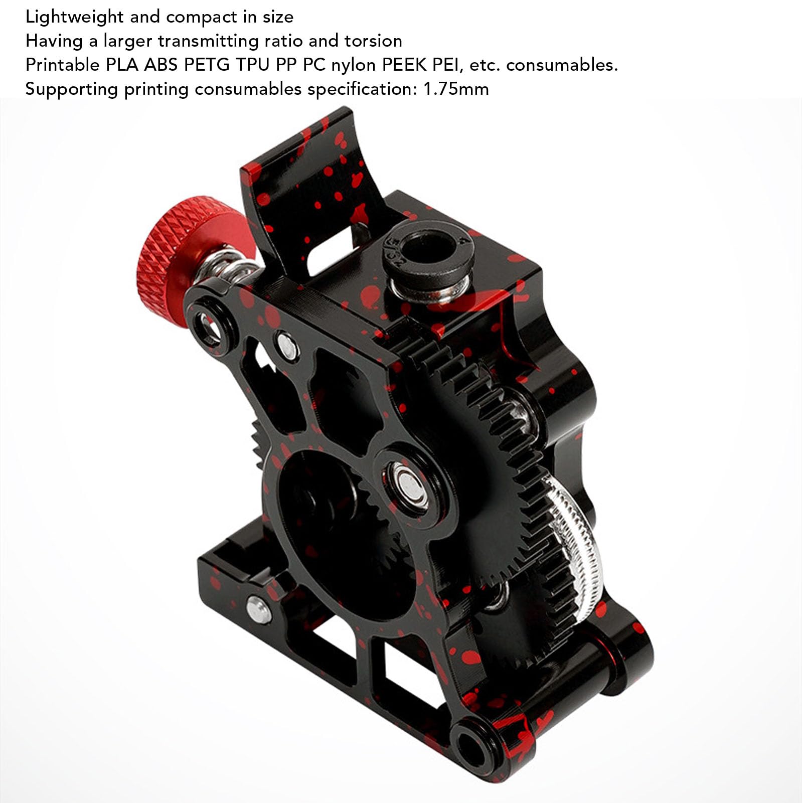 YWBL-WH Doppio ExtrUder a Marcia con Ingranaggio in Acciaio Motore Stepper Ad Alta velocità per Ender 3 V2 CR10 - Doppi Estrusore Aggiornato per la Stampa Stabile, Adatto per gli Appassionati di