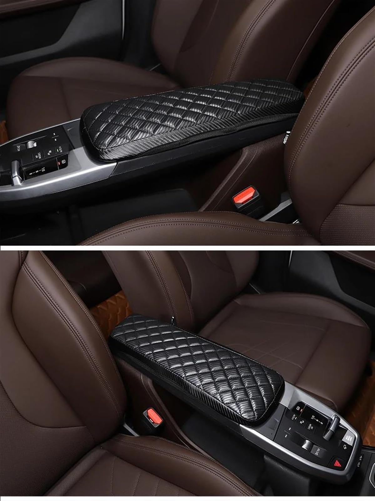 Auto Innen Armlehne Box Schutzhülle Leder Zentrale Konsole Abdeckung Zubehör Für X1 U11 2023 2024(Style A - leather)