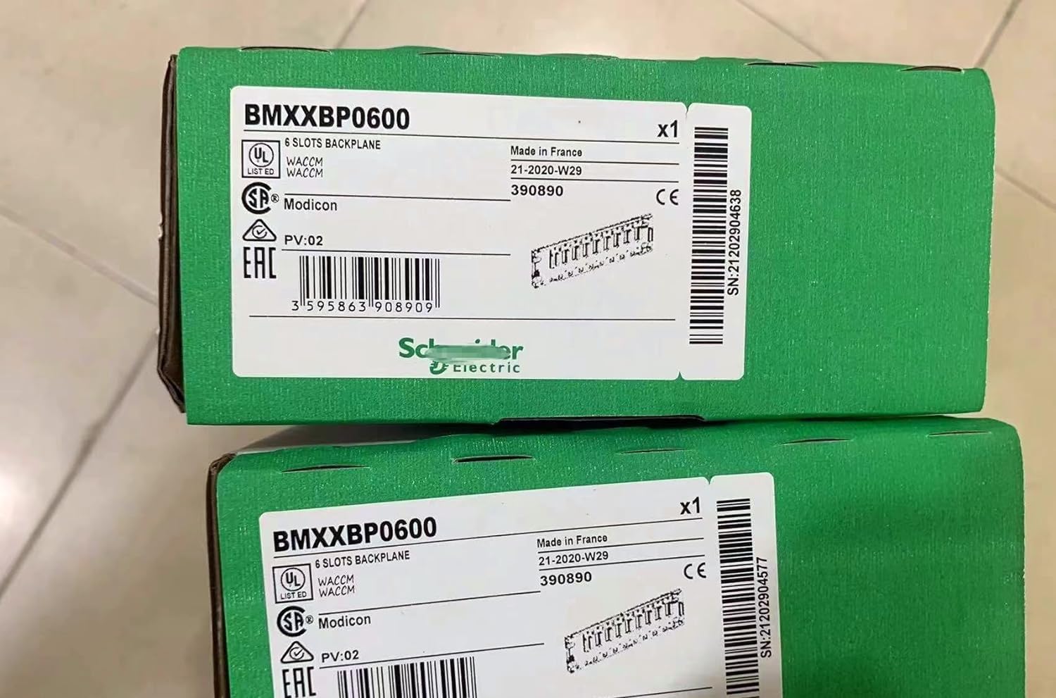 YNPPLGTJC BMXXBP0600 Modicon M340 Rack Sealed in Box 1 Year Warranty