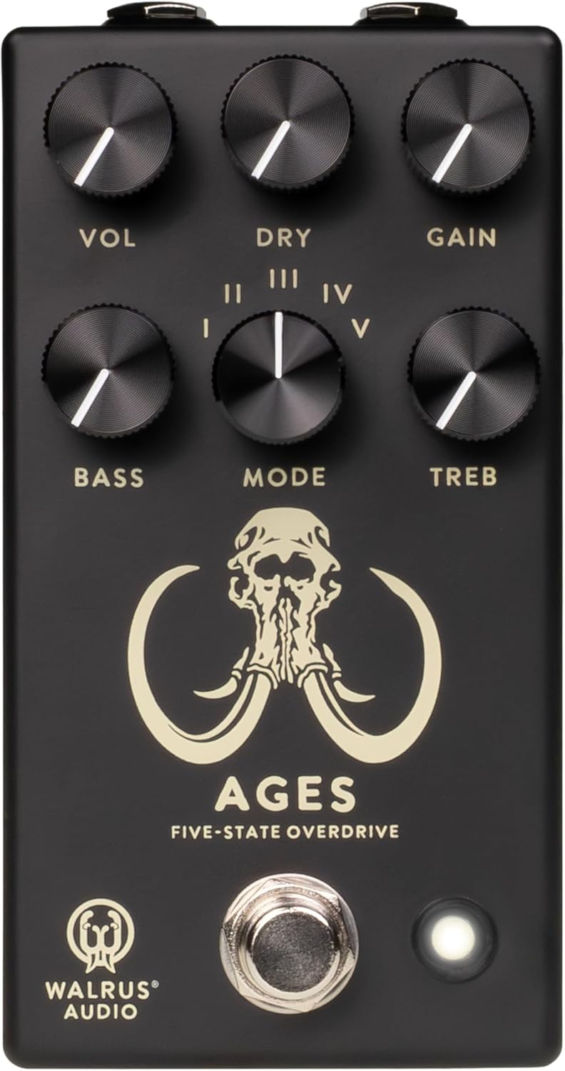 Walrus Audio Ages Five-State Overdrive Pedal, Black