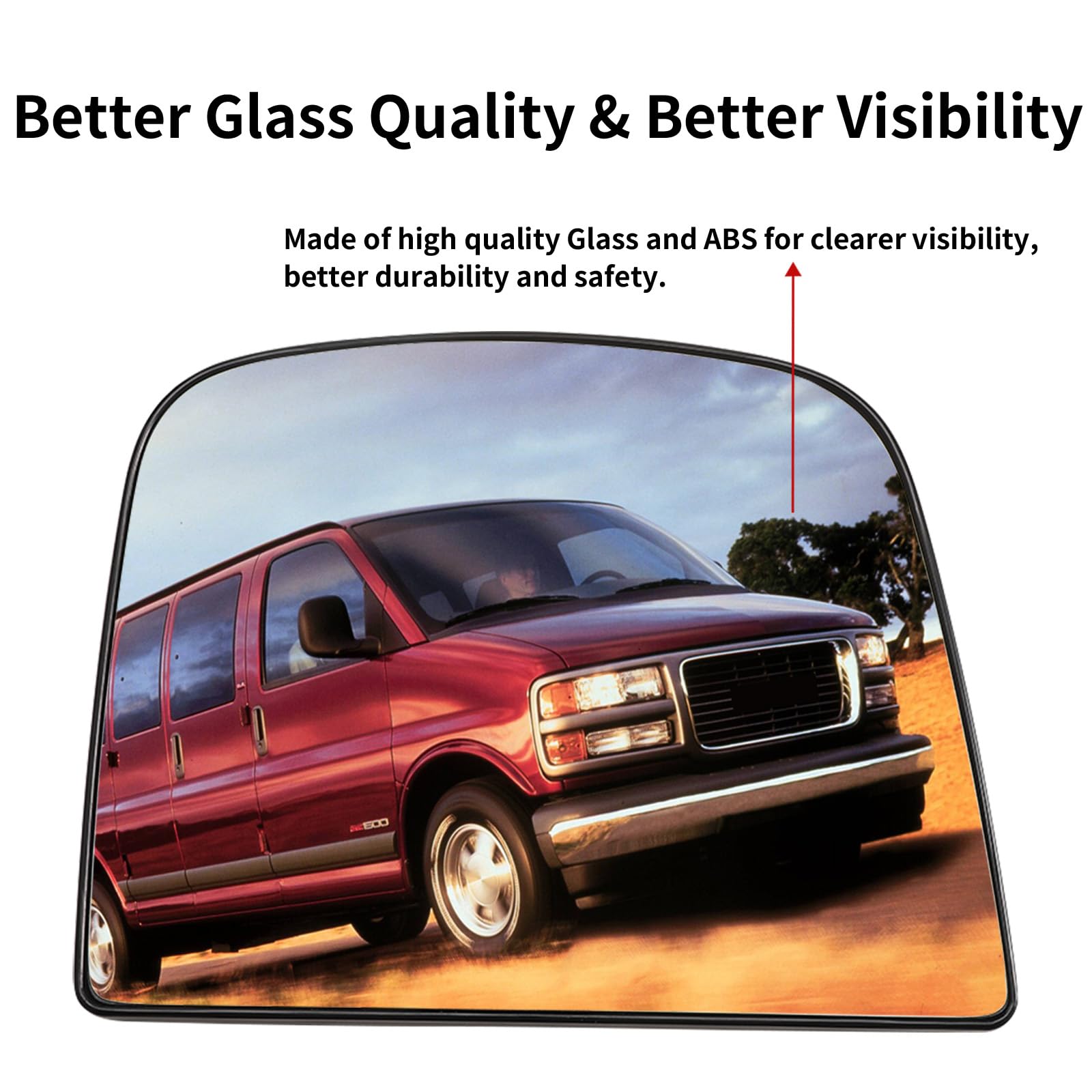 Espejo Retrovisor Lateral Izquierdo Para Chevrolet Express