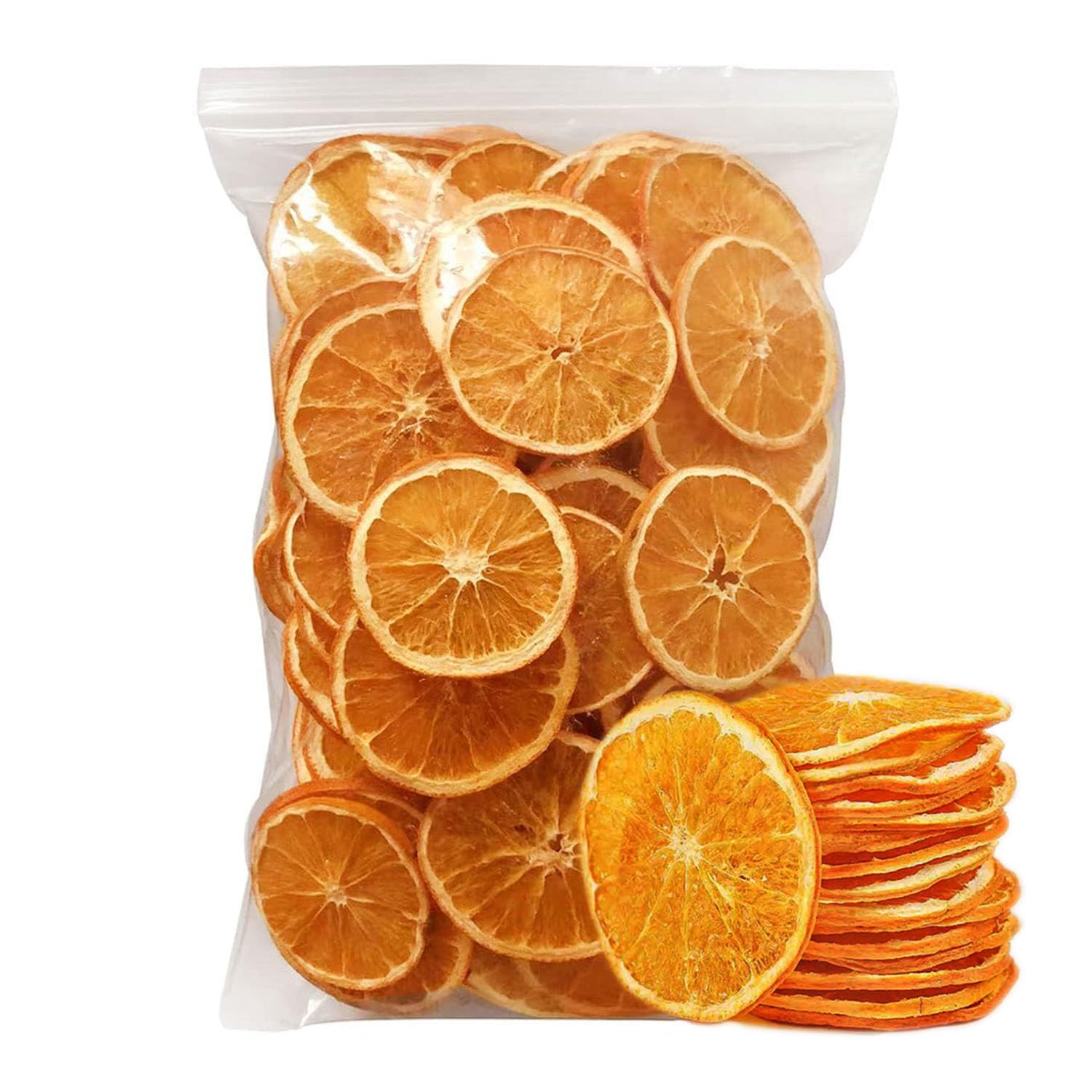 Dehydrated Dried Orange Slices,3.53oz /100g | Approx 20 to 26+ Slices | Sugar Free Natural Fruit for Cocktails,Christmas Day,Cakes,Tea