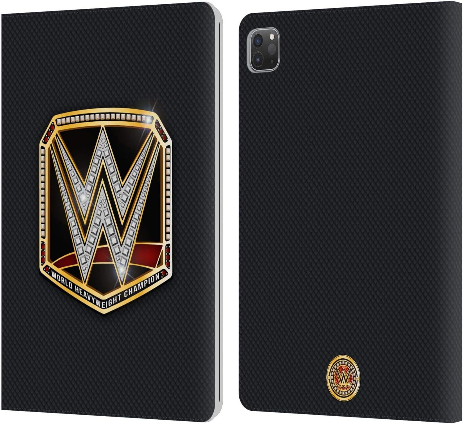 Head Case Designs Officially Licensed WWE World Heavyweight Champion Title Belts Leather Wallet Case Compatible with Apple iPad Pro 11 2020/2021 / 2022