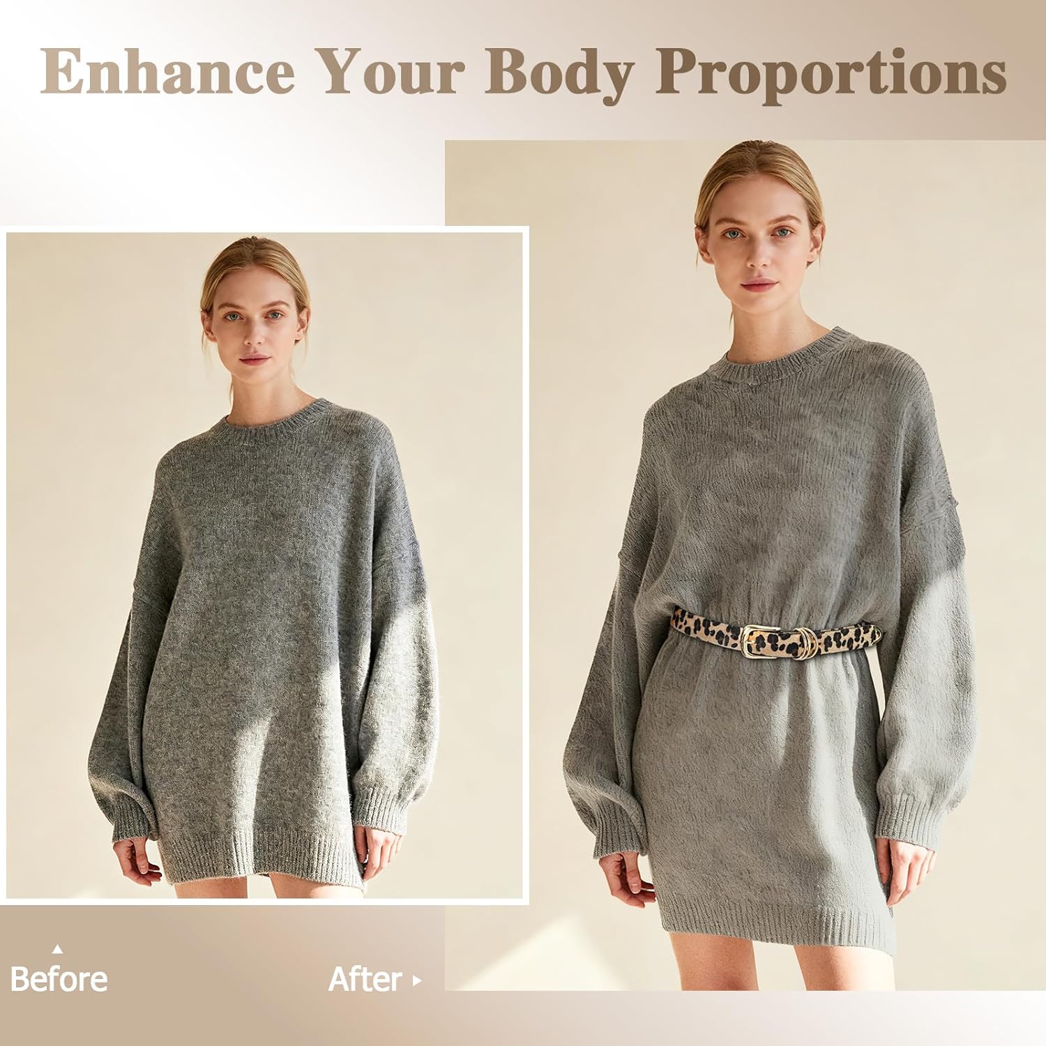 Belts for Women with Gold Buckle Faux Leather Women's Belts Fashion Casual belts for jeans - Image 7