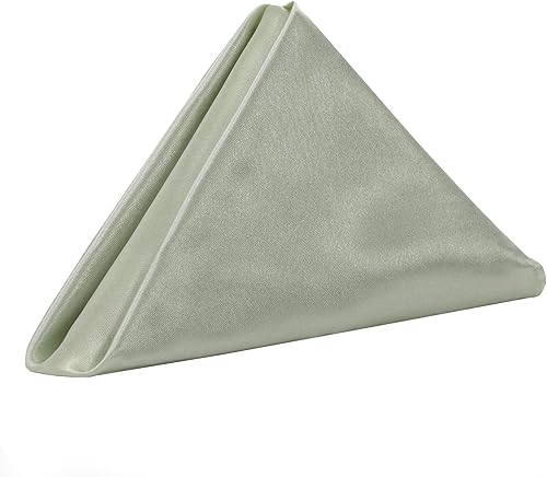 Miniatura 36 de YOUR CHAIR COVERS - Servilletas de tela de satén lavables de gran tamaño de 20 pulgadas, con dobladillo, reutilizables, para restaurantes, cenas