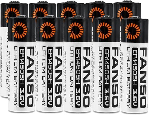 Miniatura 1 de XXSTAR - Paquete de 10 baterías de litio ER14505H de 3.6 V SOCL2 2700 mAh, tamaño AA, batería de litio no recargable ER14505 LS14500