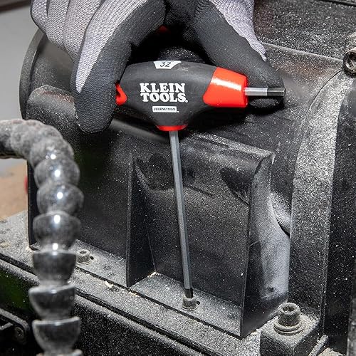 Miniatura 10 de Klein Tools JTH4E17 Llave hexagonal de 1/2 pulgada con mango en T Journeyman, 4 pulgadas