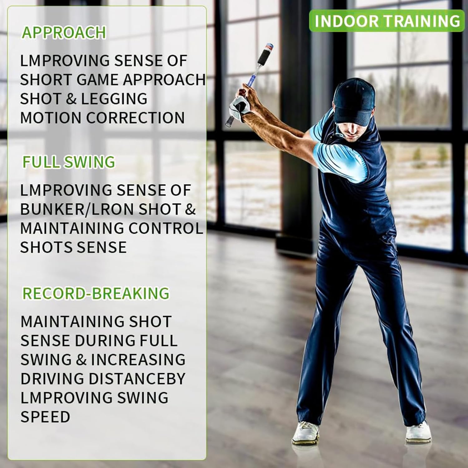 ポータブル調整可能なウェイトゴルフトレーナーサウンドリズムリリーススイングツールリズム補正サウンドリズムリリースツール