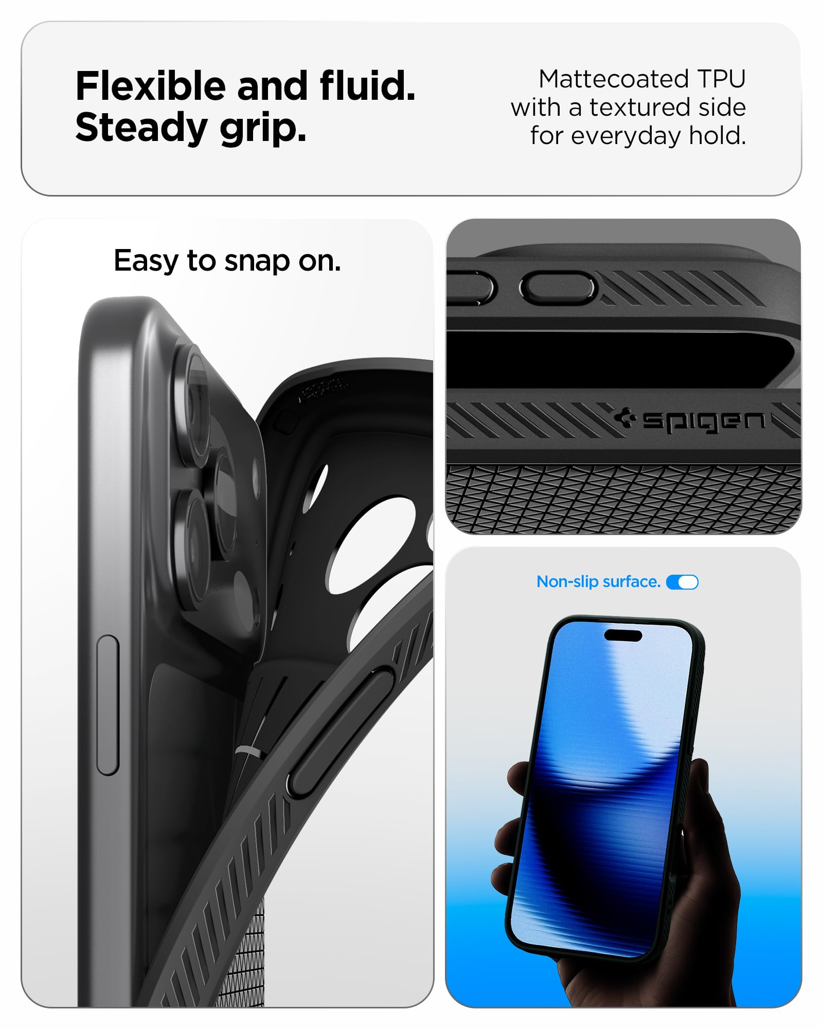 Spigen Liquid Air Pack - Cover e Vetro Temperato per Schermo/Fotocamera per iPhone 17 Pro